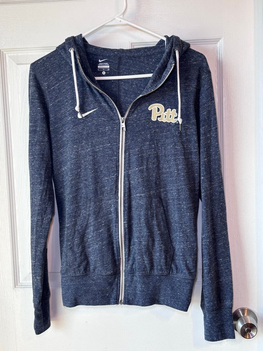 Nike Pitt Panthers Women’s Small Full Zip Hoodie Blue